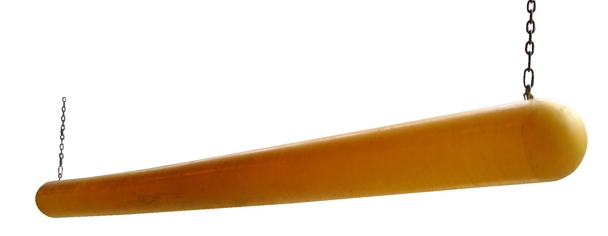 Vestil CLB-7-110P Low Density Polyethylene Clearance Bar with No Lettering 110 In