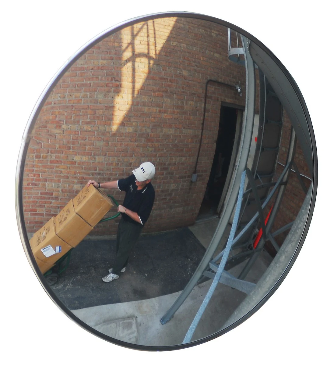 Vestil CNVX-30-O Acrylic Convex Outdoor Mirror 30 In