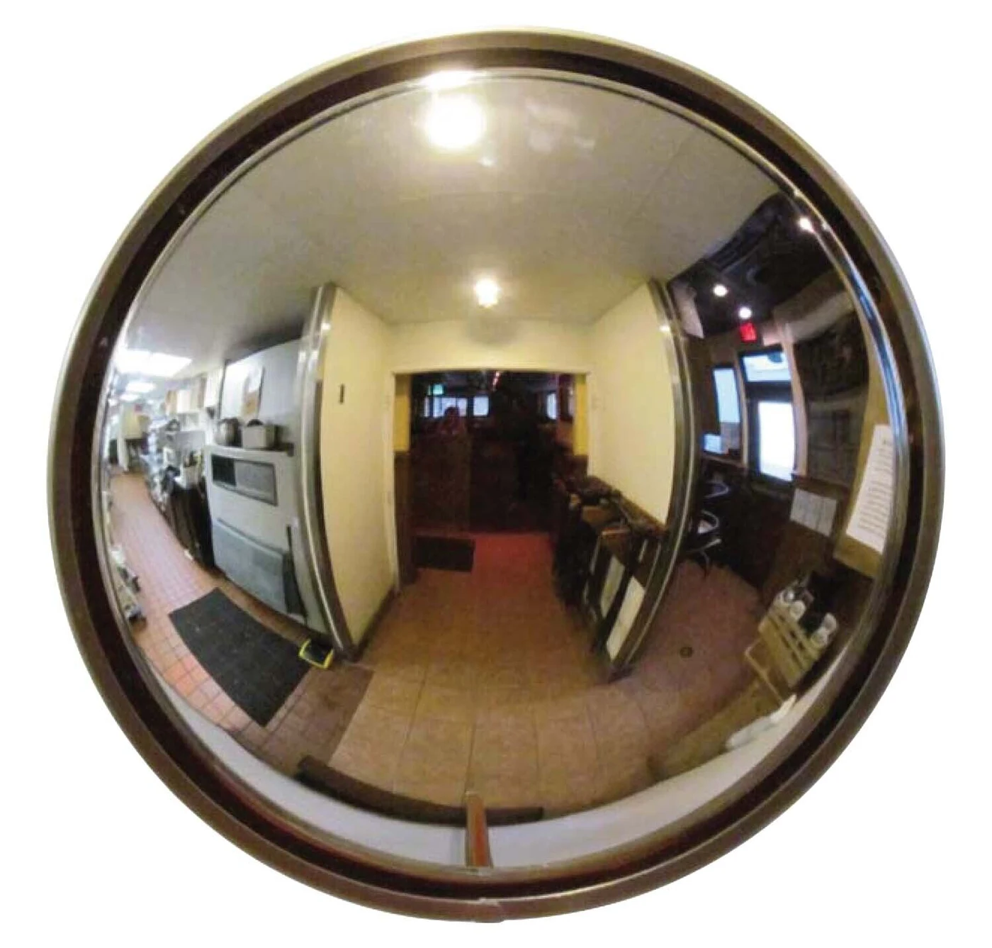 Vestil CNVX-W-16 Acrylic Deep Indoor Convex Mirror 18 In