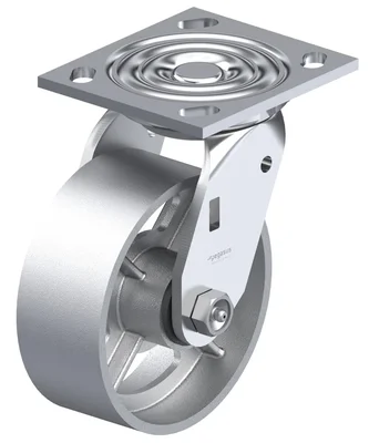 Vestil CST-BL-6X2CI-S Cast Iron/Steel Swivel Caster 6 In