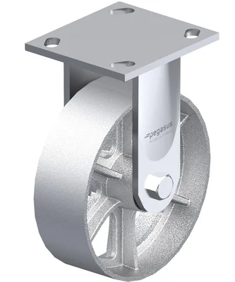 Vestil CST-BL-8X2CI-R Cast Iron/Steel Rigid Caster 8 In