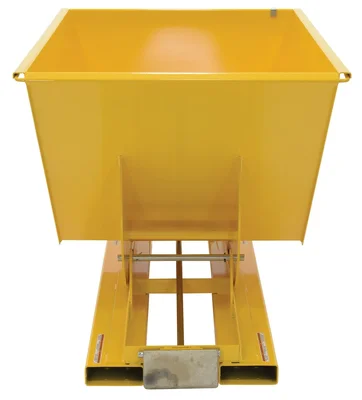 Vestil D-100-HD-YEL SELF-DUMP HOPPER HD 1 CU YD