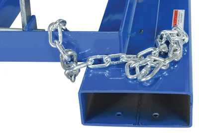 Vestil Steel Heavy Duty No Bump & Dump Hopper 1/2 Cubic Yard 6000 Lb. Capacity Blue