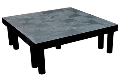 Vestil DRP-S-3636 Polyethylene Solid Top Dunnage Rack 36 In