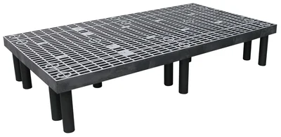 Vestil DRP-V-6636 Polyethylene Vented Top Dunnage Rack 66 In