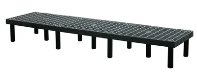 Vestil DRP-V-9624 Polyethylene Vented Top Dunnage Rack 96 In