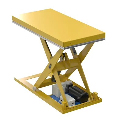 Vestil EHLT-WSI-2448-1.5-36 Steel Electric Hydraulic Scissor Table 24"x48" With Internal Power Unit 1,500 Lb