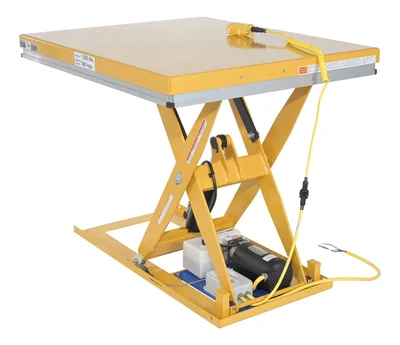 Vestil EHLT-WSI-4048-1.5-36 Steel Electric Hydraulic Scissor Table 40"x48" With Internal Power Unit 1,500 Lb