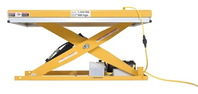 Vestil EHLT-WSI-4048-1.5-36 Steel Electric Hydraulic Scissor Table 40"x48" With Internal Power Unit 1,500 Lb