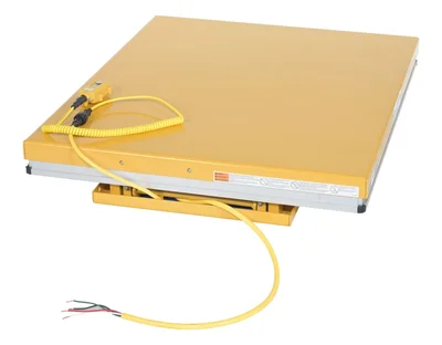 Vestil EHLT-WSI-4048-1.5-36 Steel Electric Hydraulic Scissor Table 40"x48" With Internal Power Unit 1,500 Lb