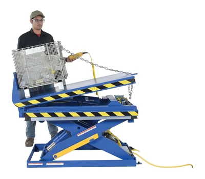 Vestil EHLTT-H-3648-2-47 LIFT & HINGE TILT SCISSOR TABLE 2K 36X48