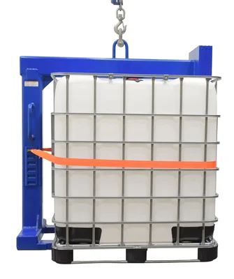 Vestil Steel Factory Installed Optional HDP Tie Down Blue