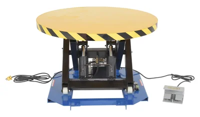 HST-40-ST POWERED LIFT TABLE W/MANUAL CAROUSEL 2000 lbs.