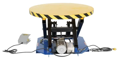 HST-40-ST POWERED LIFT TABLE W/MANUAL CAROUSEL 2000 lbs.