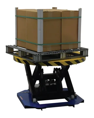 HST-40-ST POWERED LIFT TABLE W/MANUAL CAROUSEL 2000 lbs.