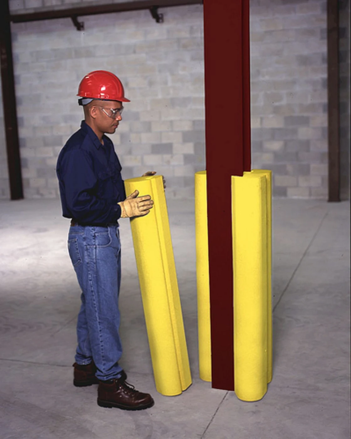 Vestil IBEAM-GRD Polyethylene I Beam Flange Guard 7-1/2 In
