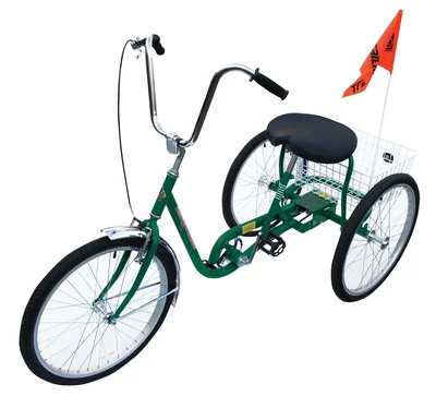 Vestil IBIKE-3-DC-G Standard Industrial Bicycle 250 Lb