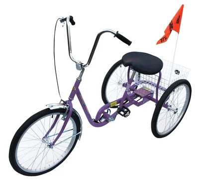 Vestil IBIKE-3-DC-P Standard Industrial Bicycle 250 Lb