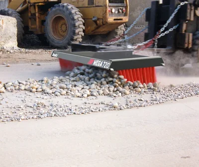 Vestil IMB-2772-11 Steel Industrial Mega Broom 27 In