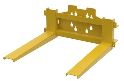 Vestil PEL-AFK Steel Pel Adjustable Fork Attachment for PEL Models Yellow The fork attachment allows the user to lift and transport a v