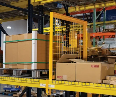 Vestil PRSD-3636 Steel Pallet Rack Shelf Divider 36 x 36 Yellow Pallet racks are often tightly packed and difficult to maneuver within an