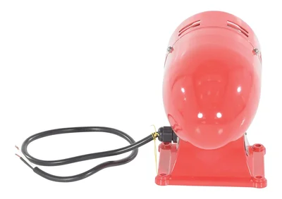 Vestil Steel Warning Siren DC Powered Red