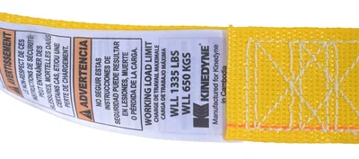 Vestil STRAP-12-RE Polyester Ratcheting Cargo Strap with E-Clip
