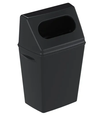 Vestil WDU-20-BK Waste Disposal Unit 20 Gallon Black Often times manufacturing and industrial workspaces are cramped and overcrowded