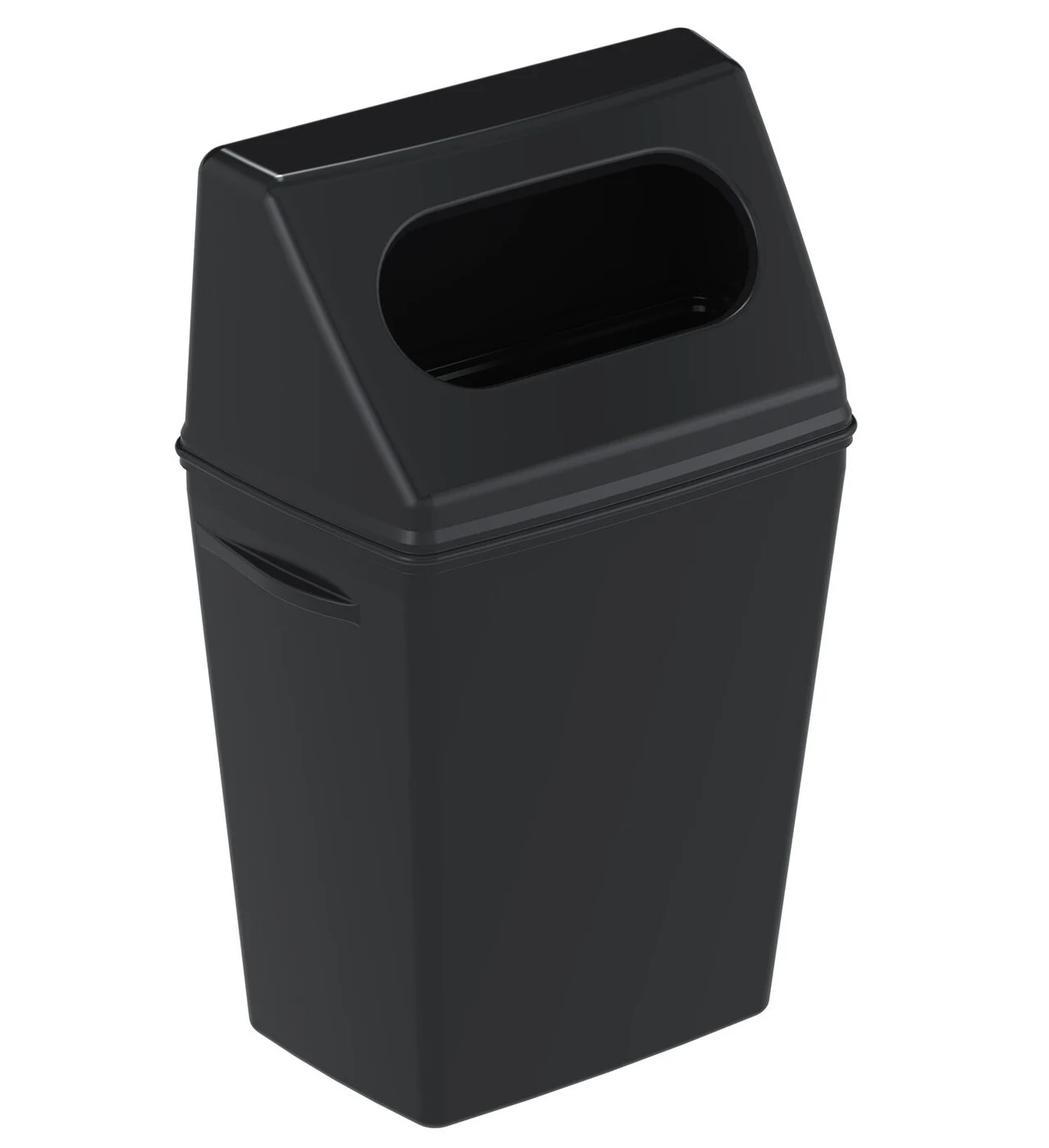 Vestil WDU-20-BK Waste Disposal Unit 20 Gallon Black Often times manufacturing and industrial workspaces are cramped and overcrowded