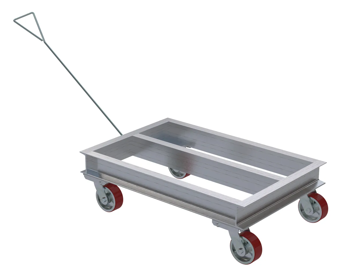 Vestil ACP-2442-20-HDL aluminum channel dollie