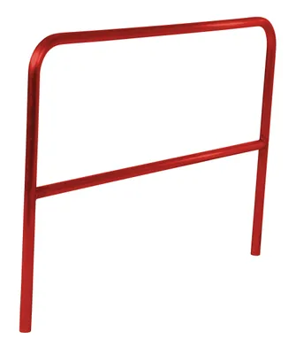 Vestil Aluminum Pipe Safety Railing 60 In. Length Red