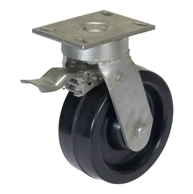 Vestil Phenolic Total Locking Swivel Casters 8 In. x 3 In. For Aluminum Gantry Crane Models 6,000 and 4,000 Lb. Capacity