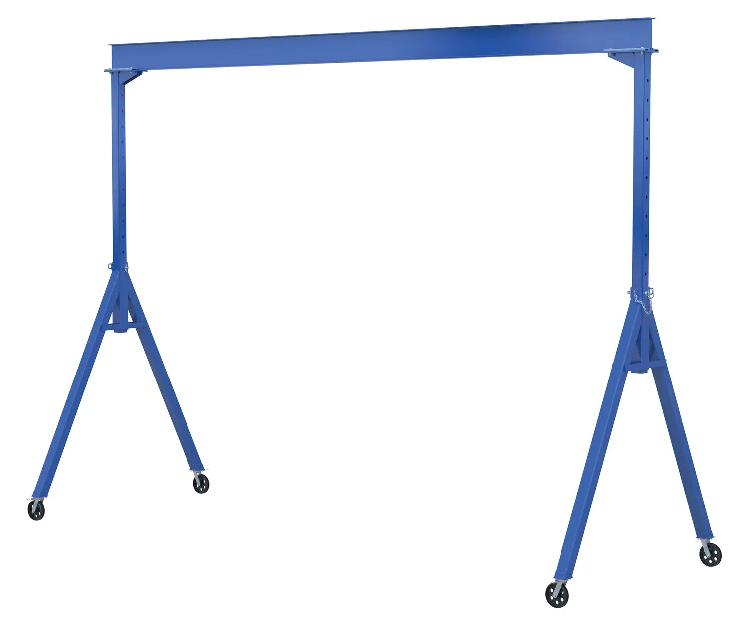 Vestil AHS-2-15-9-VG adjustable steel gantry cranes with v-groove caster