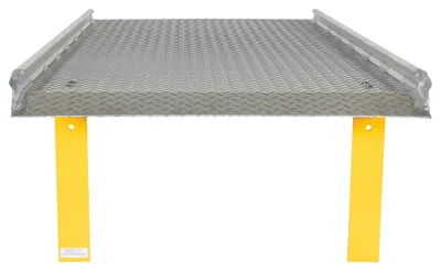 Vestil AHTD-3696 aluminum hand truck dockboard shown from an alternate angle