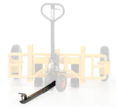 Vestil ALL-TTB all terrain pallet truck shown from an alternate angle
