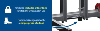 Vestil ALLPW-500-FWFL lite load lift feature highlights