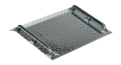 Vestil Aluminum Tread Plate Mini Dock Board 18 In. x 24 In. x 4-3/4 In. 500 Lb. Capacity Silver