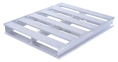 Vestil Aluminum Heavy Duty Pallet 48 In. x 40-1/8 In. x 6 In. 6000 Lb. Capacity Silver