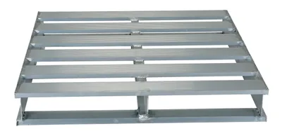 Vestil AP-4248 aluminum pallets & skid shown from an alternate angle