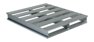 Vestil Aluminum Heavy Duty Pallet 48 In. x 42-1/8 In. x 6 In. 6000 Lb. Capacity Silver