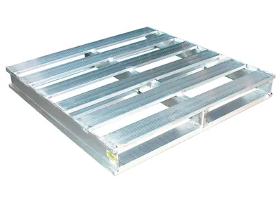 Vestil Aluminum Heavy Duty Pallet 48 In. x 48-1/8 In. x 6 In. 6000 Lb. Capacity Silver
