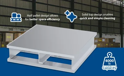 Vestil AP-ST-2424 aluminum pallets & skid feature highlights