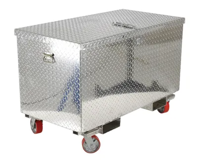 Vestil APTS-2448-CF aluminum tread plate portable tool boxe