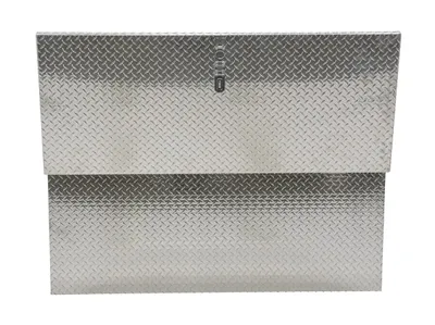 Vestil APTS-2460 aluminum tread plate portable tool boxe shown from an alternate angle