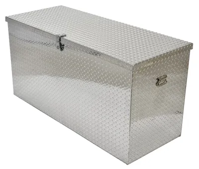 Vestil APTS-3060 aluminum tread plate portable tool boxe shown from an alternate angle