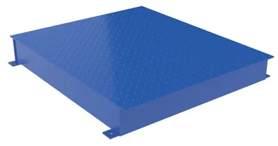 Vestil Steel Approach Ramp Spacer 42 In. x 39-1/2 In. x 5-1/2 In. 4000 Lb. Capacity Blue