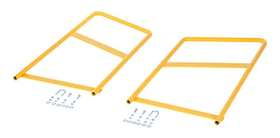 Vestil Steel Hand Rail Kit for 2 Step ASP Models Yellow
