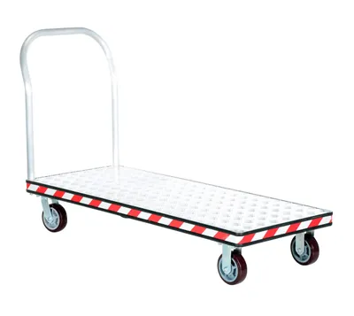 Vestil ATP-C-2460 heavy duty aluminum treadplate platform truck