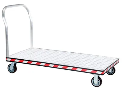 Vestil ATP-C-3060 heavy duty aluminum treadplate platform truck