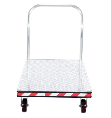 Vestil ATP-C-3060 heavy duty aluminum treadplate platform truck shown from an alternate angle